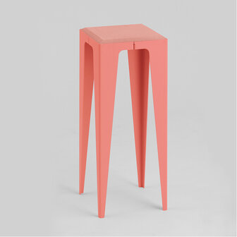 Wye Chamfer sidetable calypso red