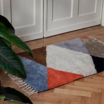 Ferm Living Harlequin Knotted Rug