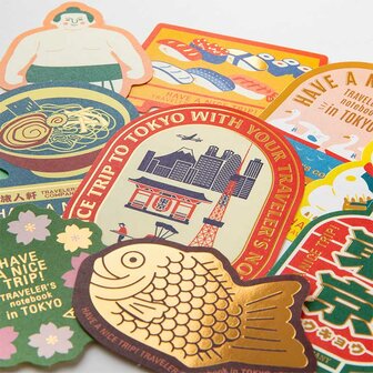 Traveler&#039;s Notebook - TOKYO Edition Sticker Set