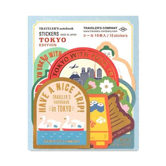 Traveler&#039;s Notebook - TOKYO Edition Sticker Set