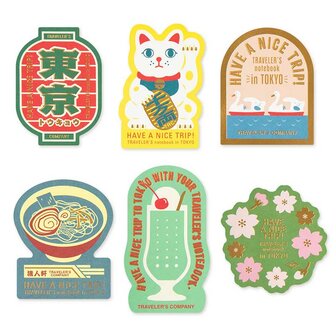 Traveler&#039;s Notebook - TOKYO Edition Sticker Set