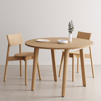 De Tiptoe New Modern Full Wood tafel rond 110cm