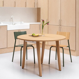 De Tiptoe New Modern Full Wood tafel rond 110cm