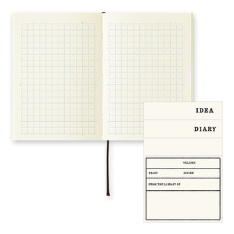 Midori MD paper notebook A7 ruitjes