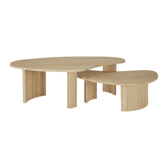 Ethnicraft Boomerang coffee table Large Oak