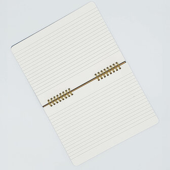 O-check design graphics ring memo notebook lined and blank