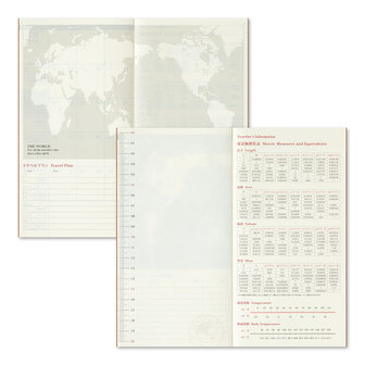 Traveler&#039;s notebook - 2025 Monthly Diary regular size