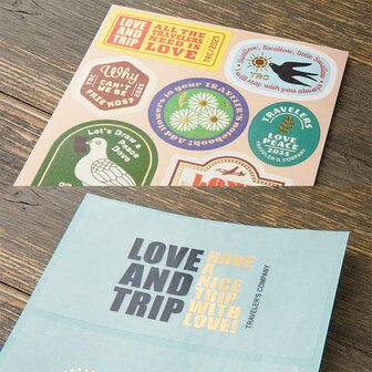 Traveler&#039;s notebook 2025 Diary customize Sticker Set 