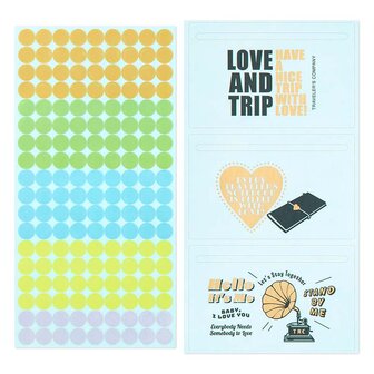 Traveler&#039;s notebook 2025 Diary customize Sticker Set 