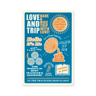 Traveler&#039;s notebook Passport Size 2025 - Underlay Plastic Sheet