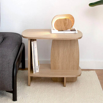 Woodendot Ibon Side Table with Storage - medium