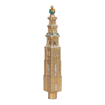 De Ballen uit -  The Westertoren Tree Topper matt gold