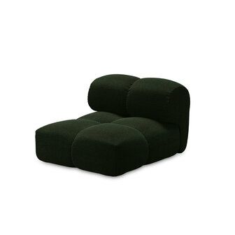 Sander Sofa lounge chair donkergroen