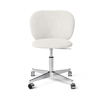 ferm living rico chair with castors boucle off white