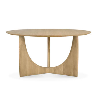 Ethnicraft Geometric rount table oak