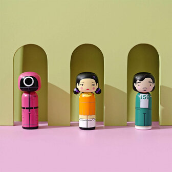 Lucie Kaas x Squid Game Young-Hee Kokeshi Pop