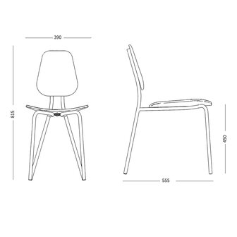 Emko Hoya chair sizes