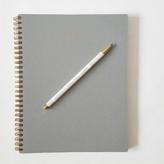 appointed notebook dove grey