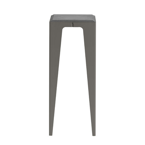 Wye Chamfer sidetable slate black