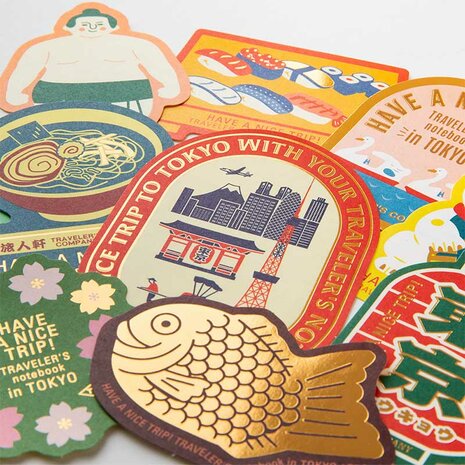 Traveler's Notebook - TOKYO Edition Sticker Set