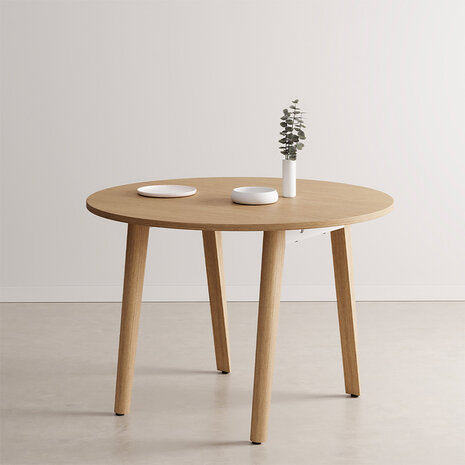 De Tiptoe New Modern Full Wood tafel rond 110cm