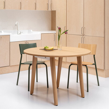 De Tiptoe New Modern Full Wood tafel rond 110cm