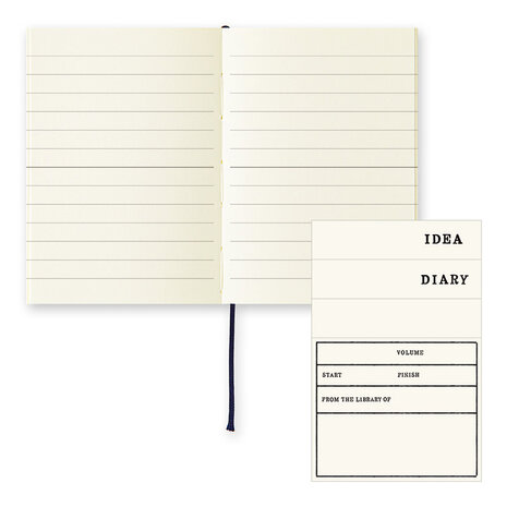 Midori MD paper notebook A7 Gelinieerd