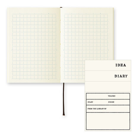 Midori MD paper notebook A7 ruitjes