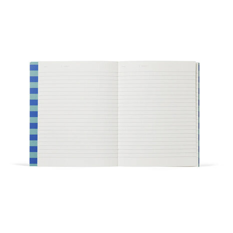 NOTEM STUDIO Notebook "Uma" Medium Blue Stripe