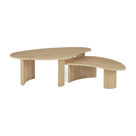 Ethnicraft Boomerang coffee table Large Oak