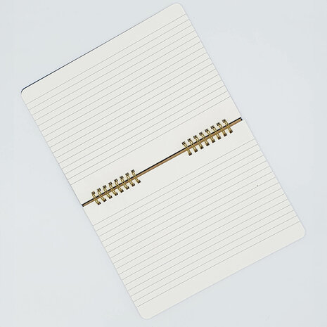 O-check design graphics ring memo notebook lined and blank