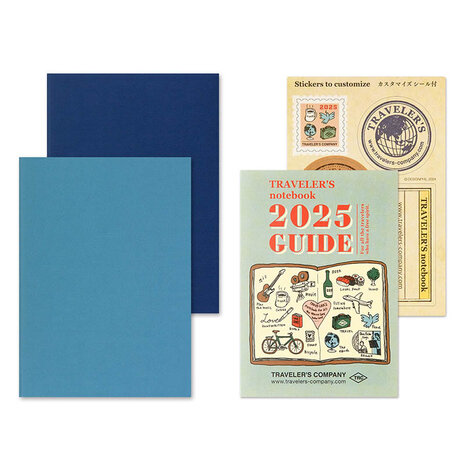 Traveler's notebook Passport Size Diary 2025 Weekly Refill 