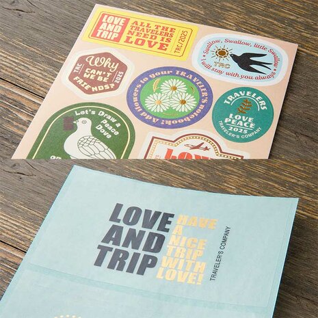 Traveler's notebook 2025 Diary customize Sticker Set 