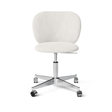 ferm living rico chair with castors boucle off white