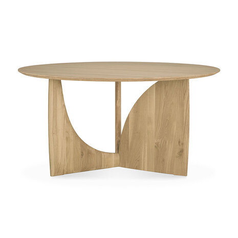 Ethnicraft Geometric rount table oak