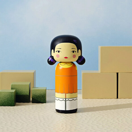 Lucie Kaas x Squid Game Young-Hee Kokeshi Pop