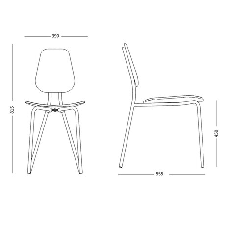 Emko Hoya chair sizes