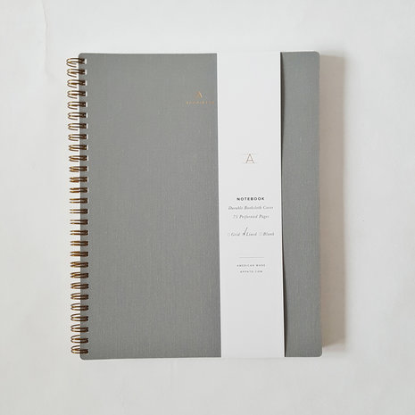 appointed notebook dove grey